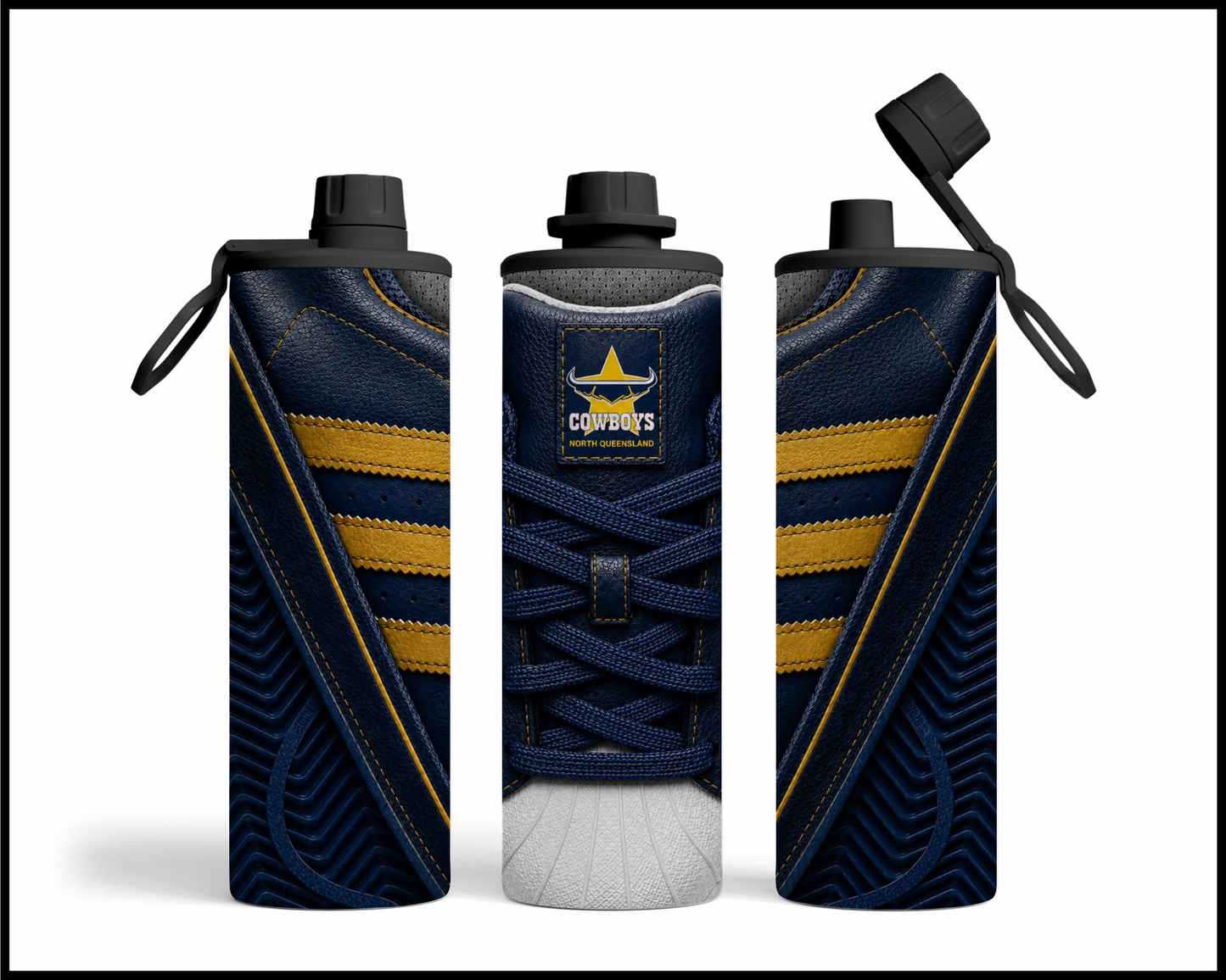 North Queensland Cowboys Side-stripe Shoe Inspired Tumbler