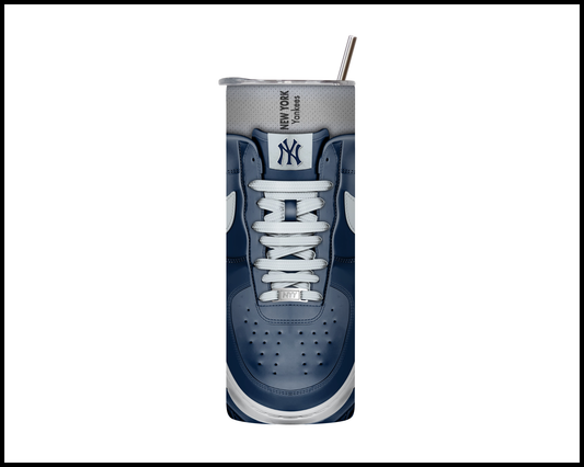 New York Yankees Shoe Inspired Tumbler (021)