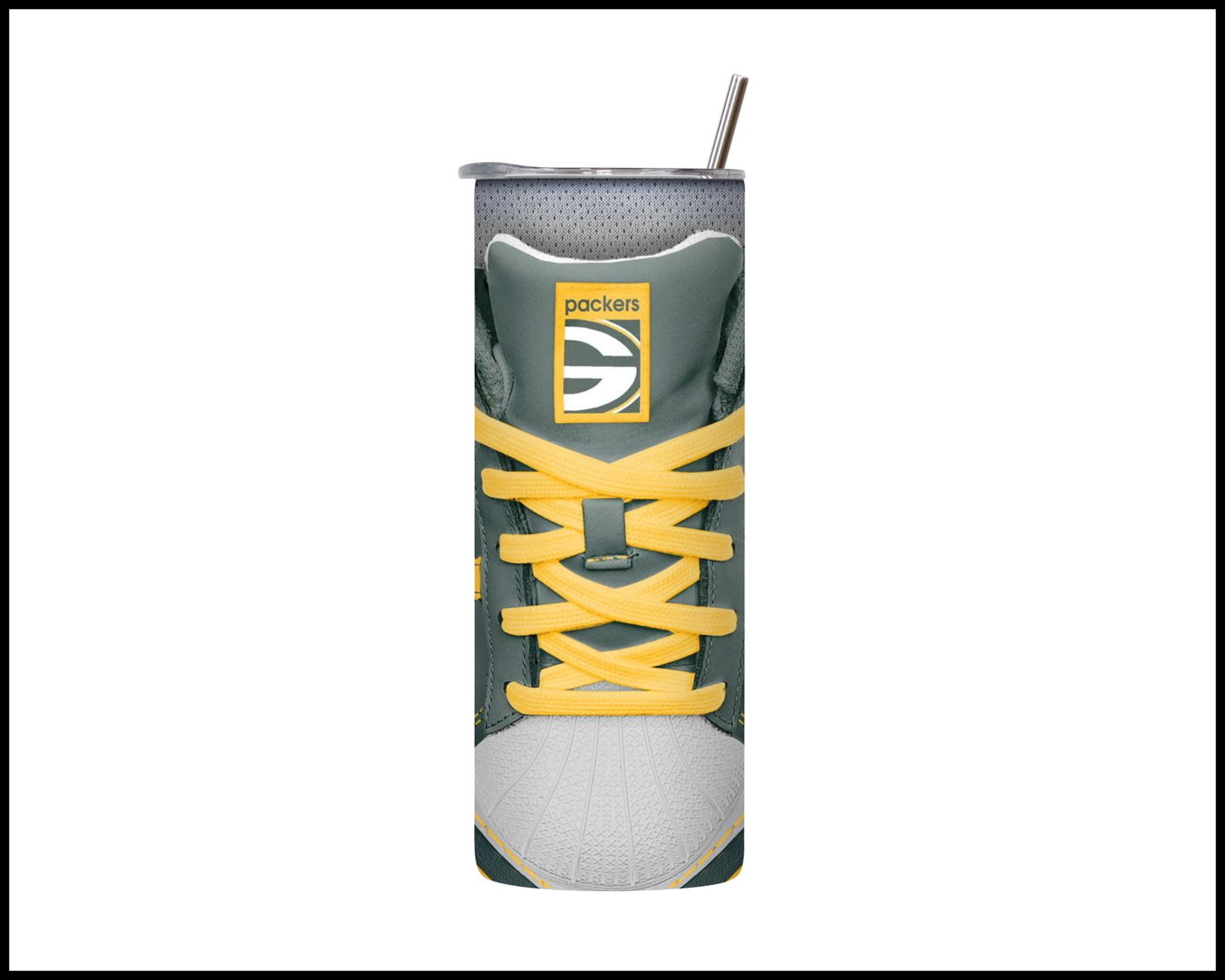 Green Bay Packers Shoe Inspired Tumbler (022)