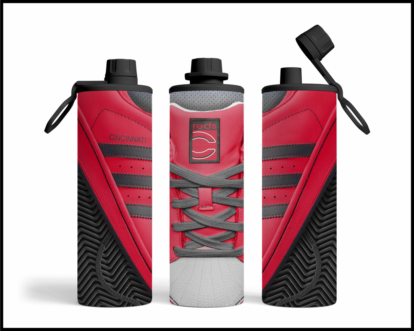 Cincinnati Reds Shoe Inspired Tumbler (022)