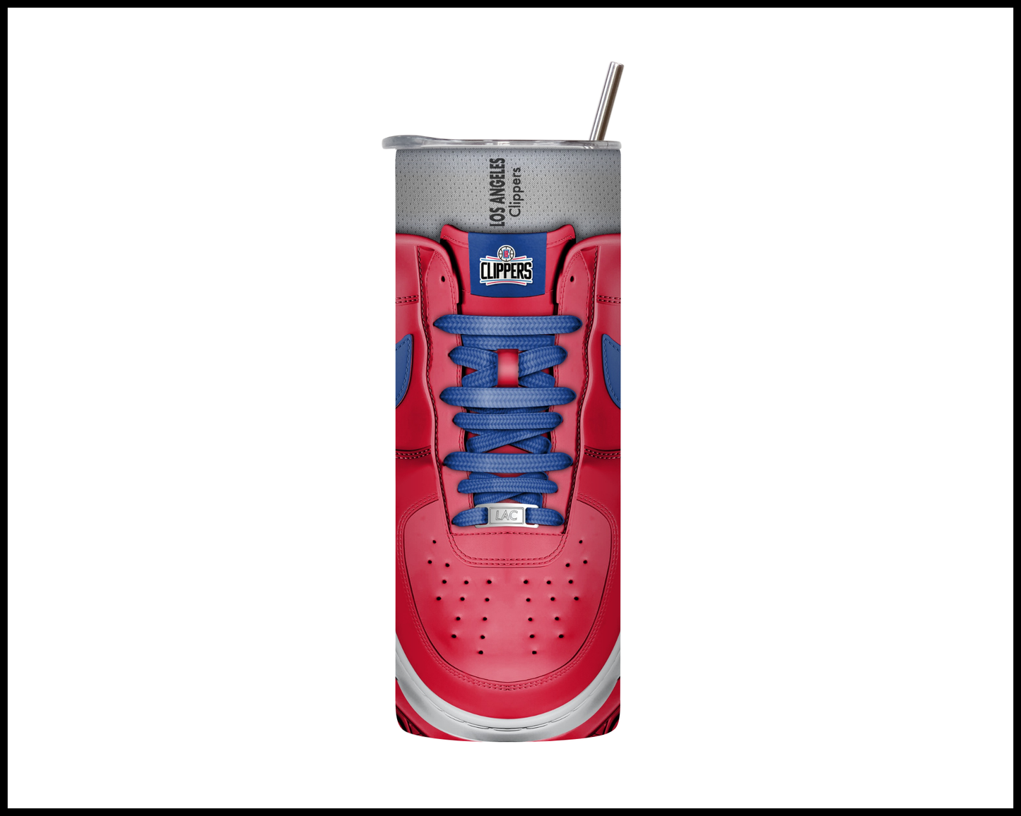 Los Angeles Clippers Shoe Inspired Tumbler (022)