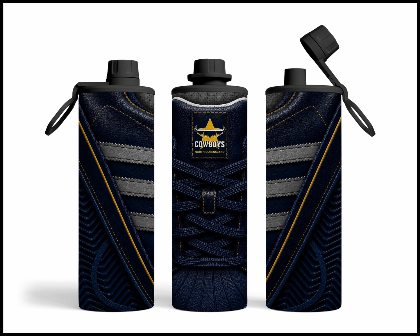 North Queensland Cowboys Side-stripe Shoe Inspired Tumbler