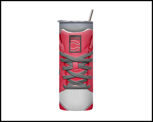 Cincinnati Reds Shoe Inspired Tumbler (022)