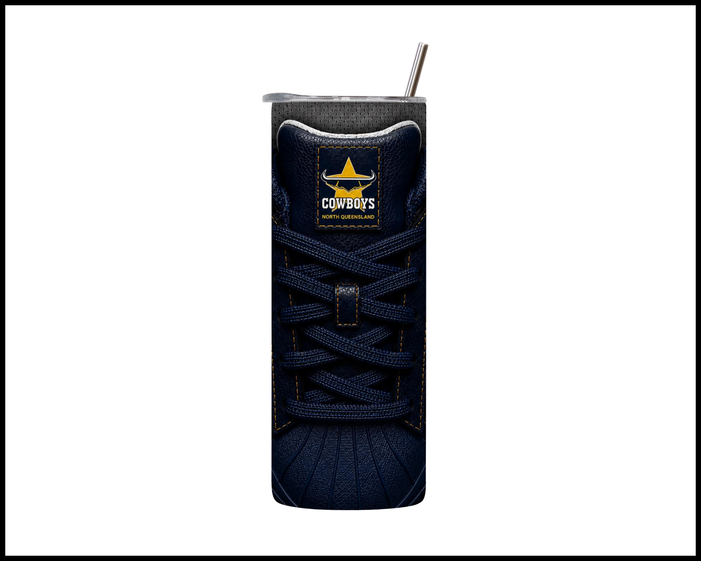 North Queensland Cowboys Side-stripe Shoe Inspired Tumbler