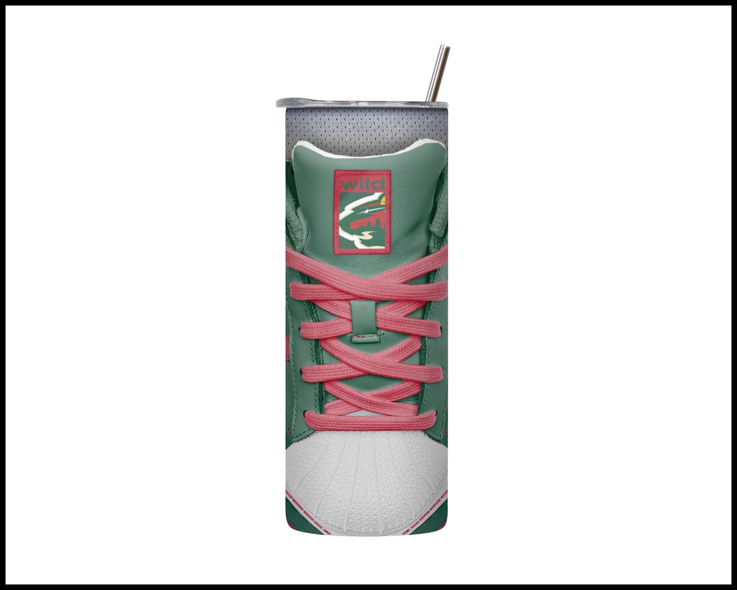 Minnesota Wild Shoe Inspired Tumbler (023)