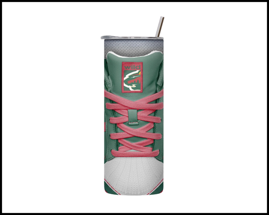 Minnesota Wild Shoe Inspired Tumbler (023)