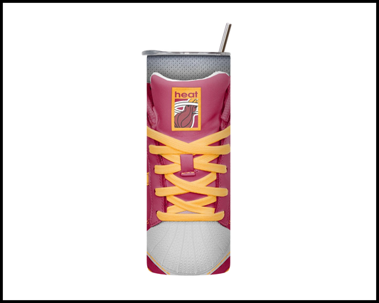 Miami Heat Shoe Inspired Tumbler (023)