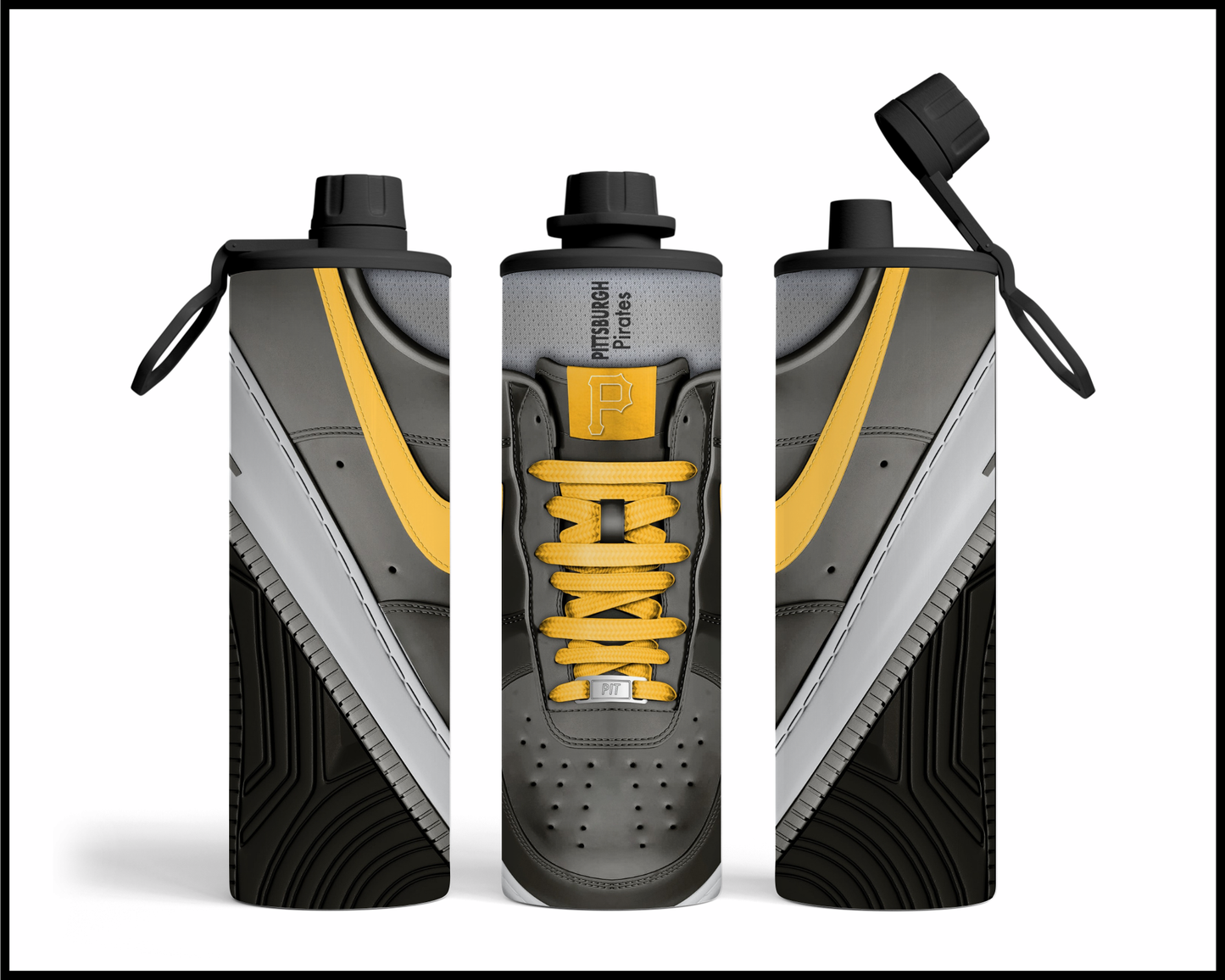 Pittsburg Pirates Shoe Inspired Tumbler (023)