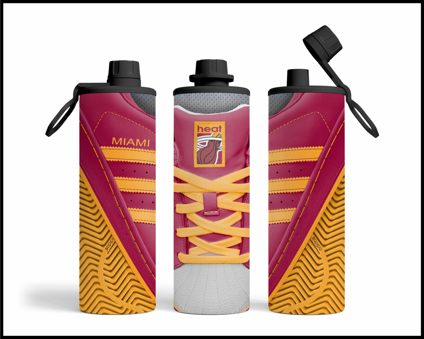 Miami Heat Shoe Inspired Tumbler (023)