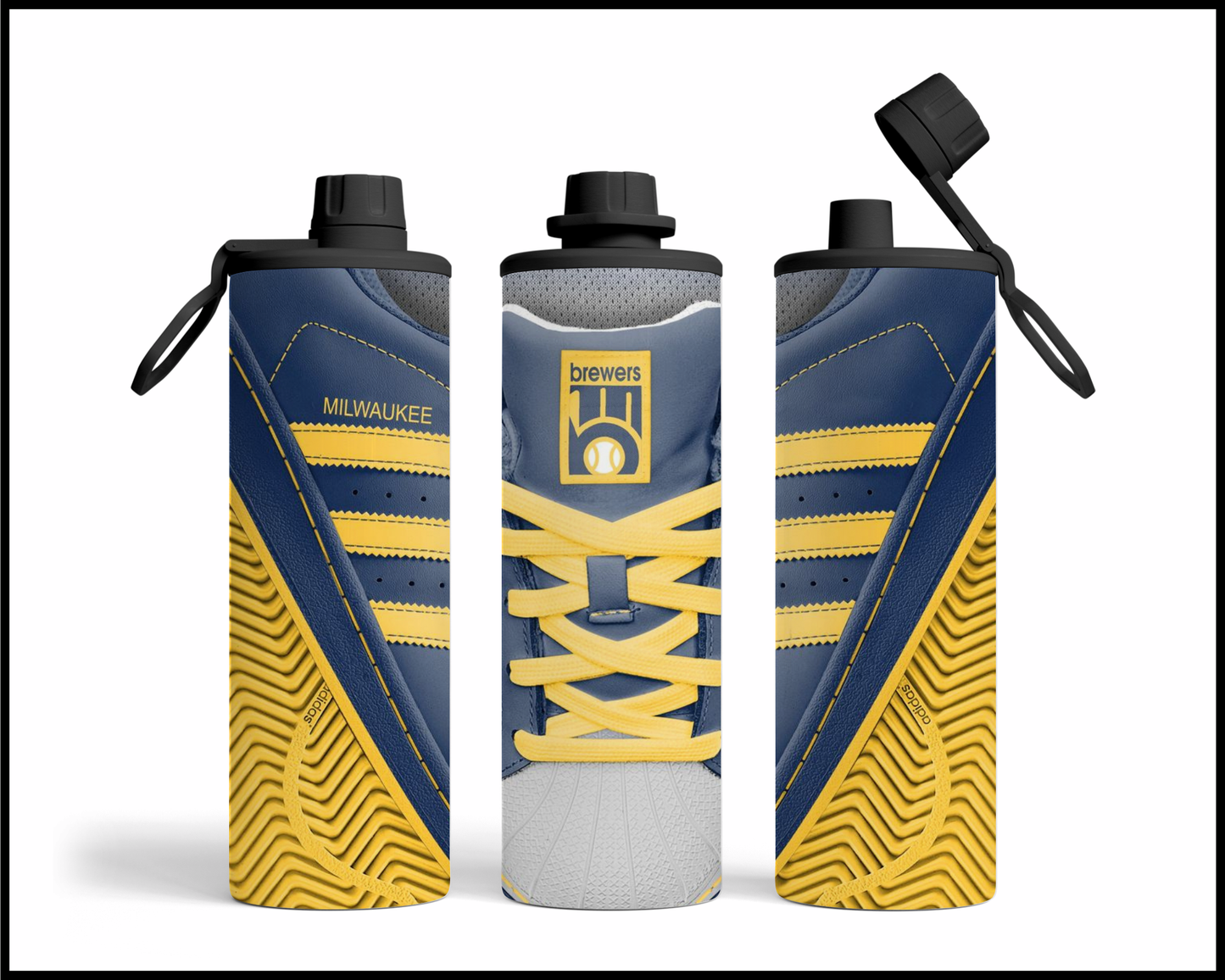 Milwaukee Brewers Shoe Inspired Tumbler (023)
