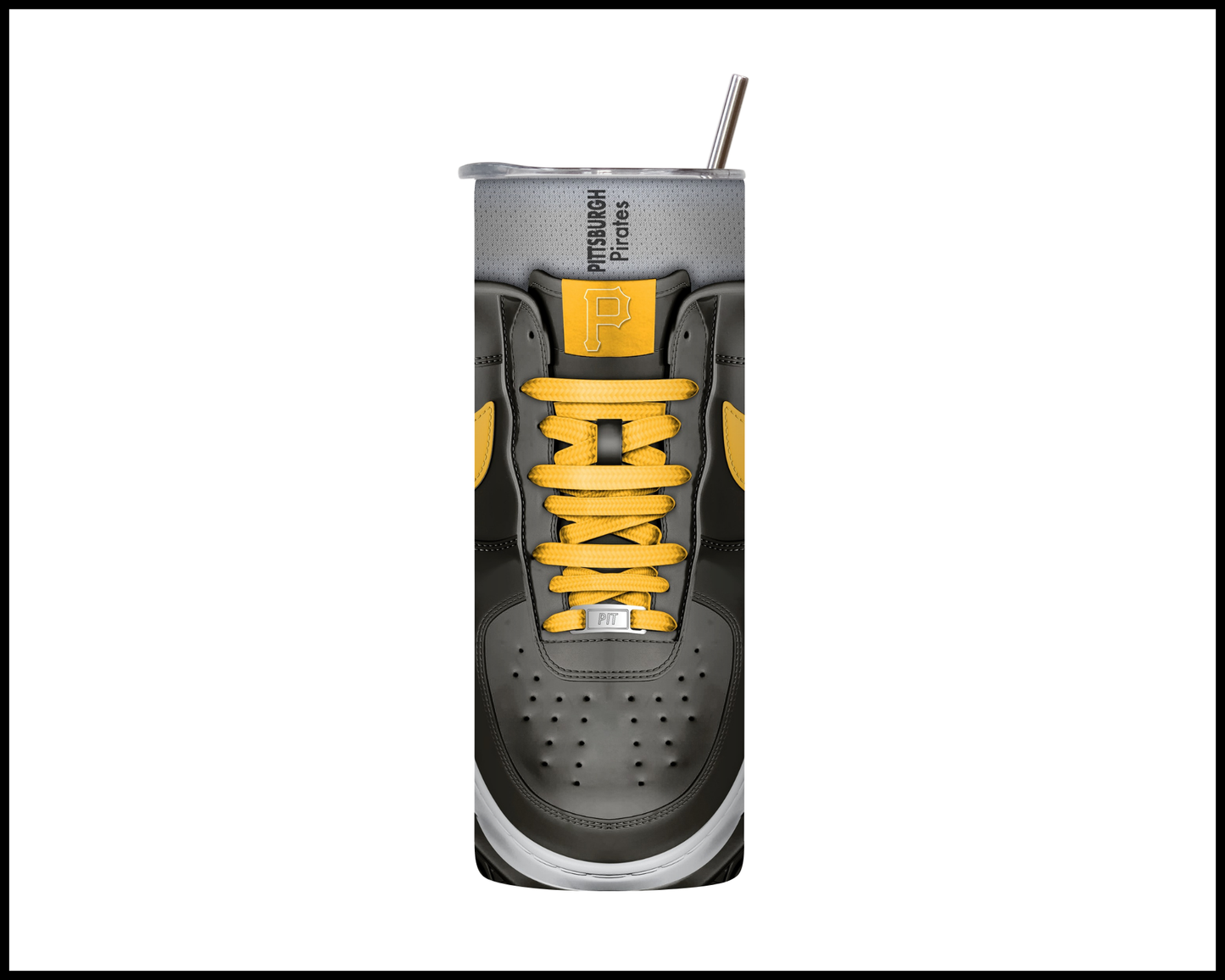 Pittsburg Pirates Shoe Inspired Tumbler (023)