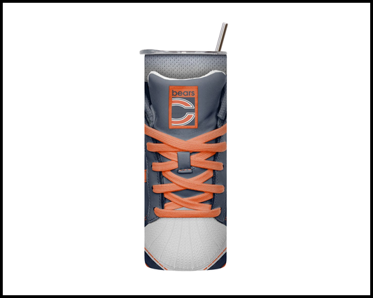 Chicago Bears Shoe Inspired Tumbler (024)