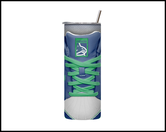 Vancouver Canucks Shoe Inspired Tumbler (024)