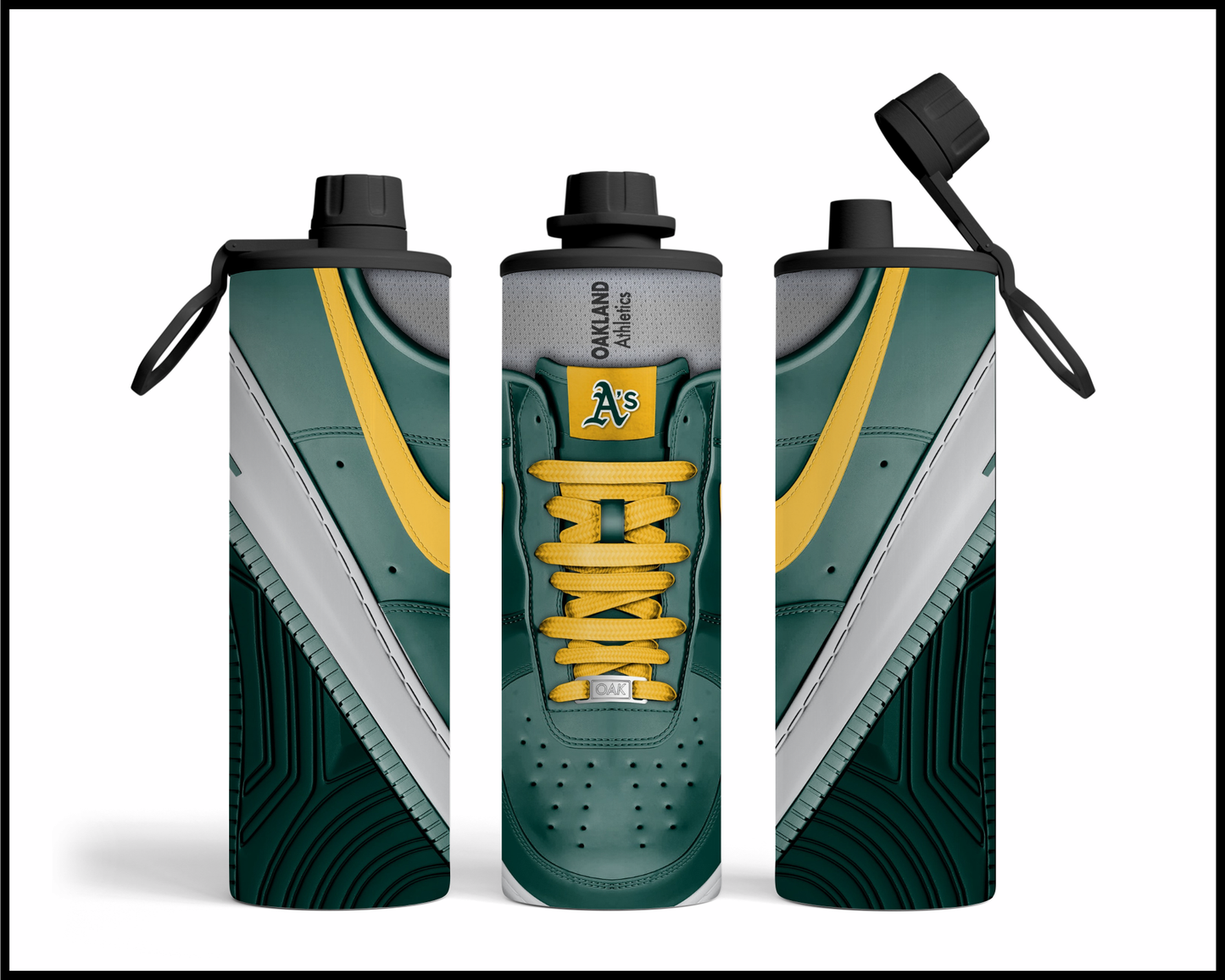 Oakland Athletics Shoe Inspired Tumbler (024)