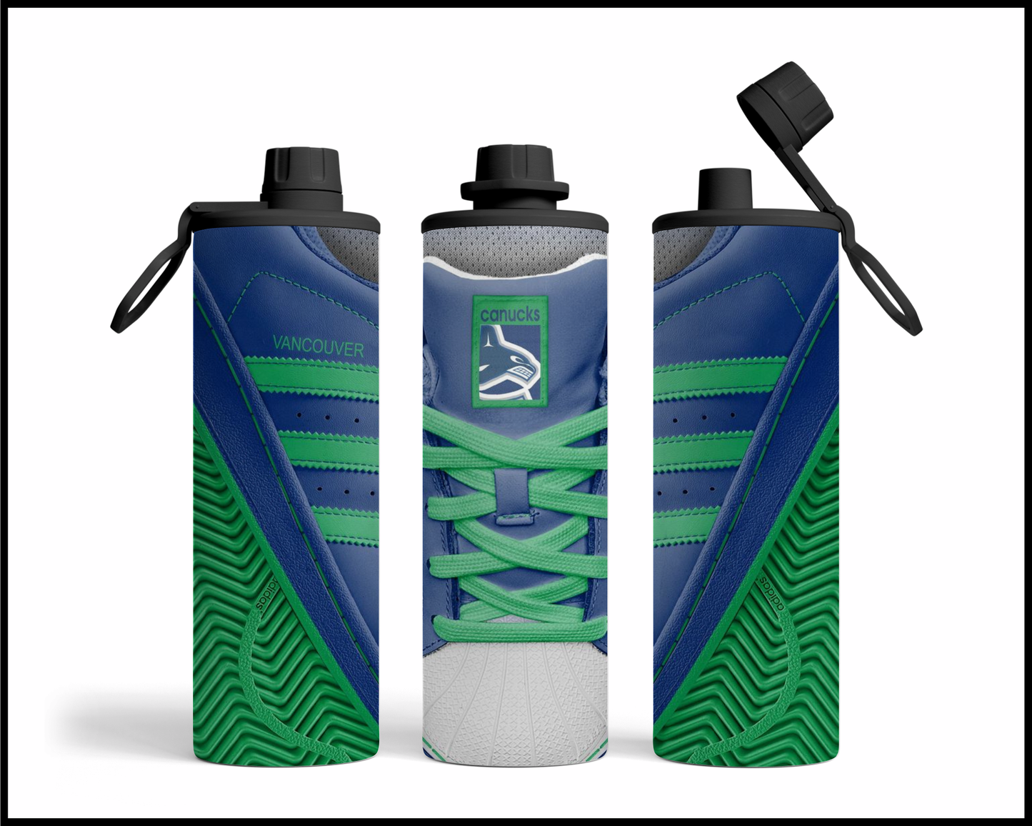 Vancouver Canucks Shoe Inspired Tumbler (024)
