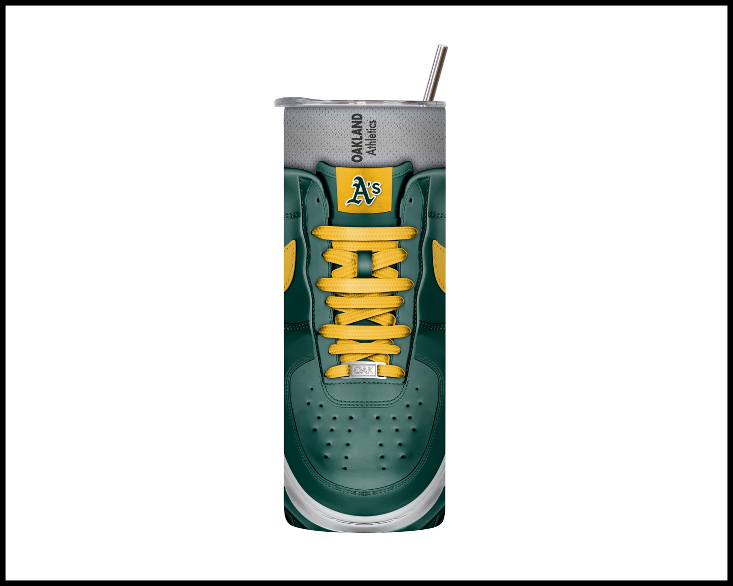 Oakland Athletics Shoe Inspired Tumbler (024)