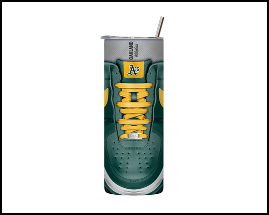 Oakland Athletics Shoe Inspired Tumbler (024)