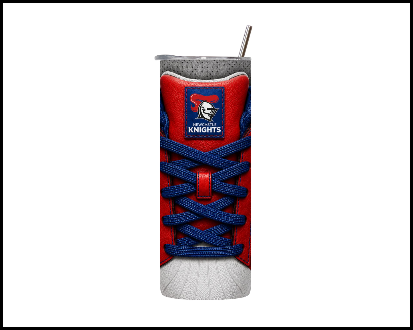 Newcastle Knights Side-stripe Shoe Inspired Tumbler