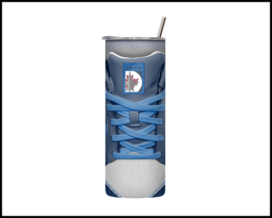 Winnipeg Jets Shoe Inspired Tumbler (025)