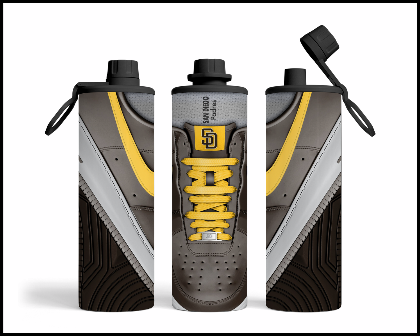 San Diego Padres Shoe Inspired Tumbler (025)