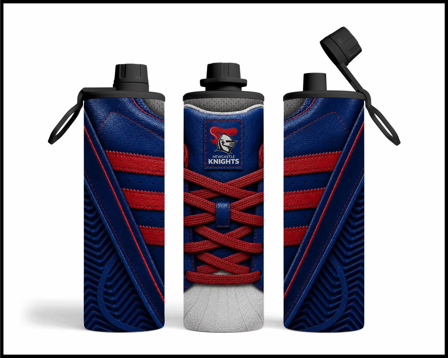 Newcastle Knights Side-stripe Shoe Inspired Tumbler