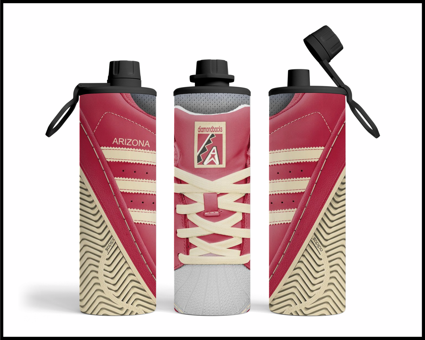 Arizona Diamondbacks Shoe Inspired Tumbler (025)