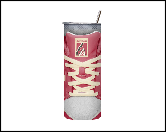 Arizona Diamondbacks Shoe Inspired Tumbler (025)