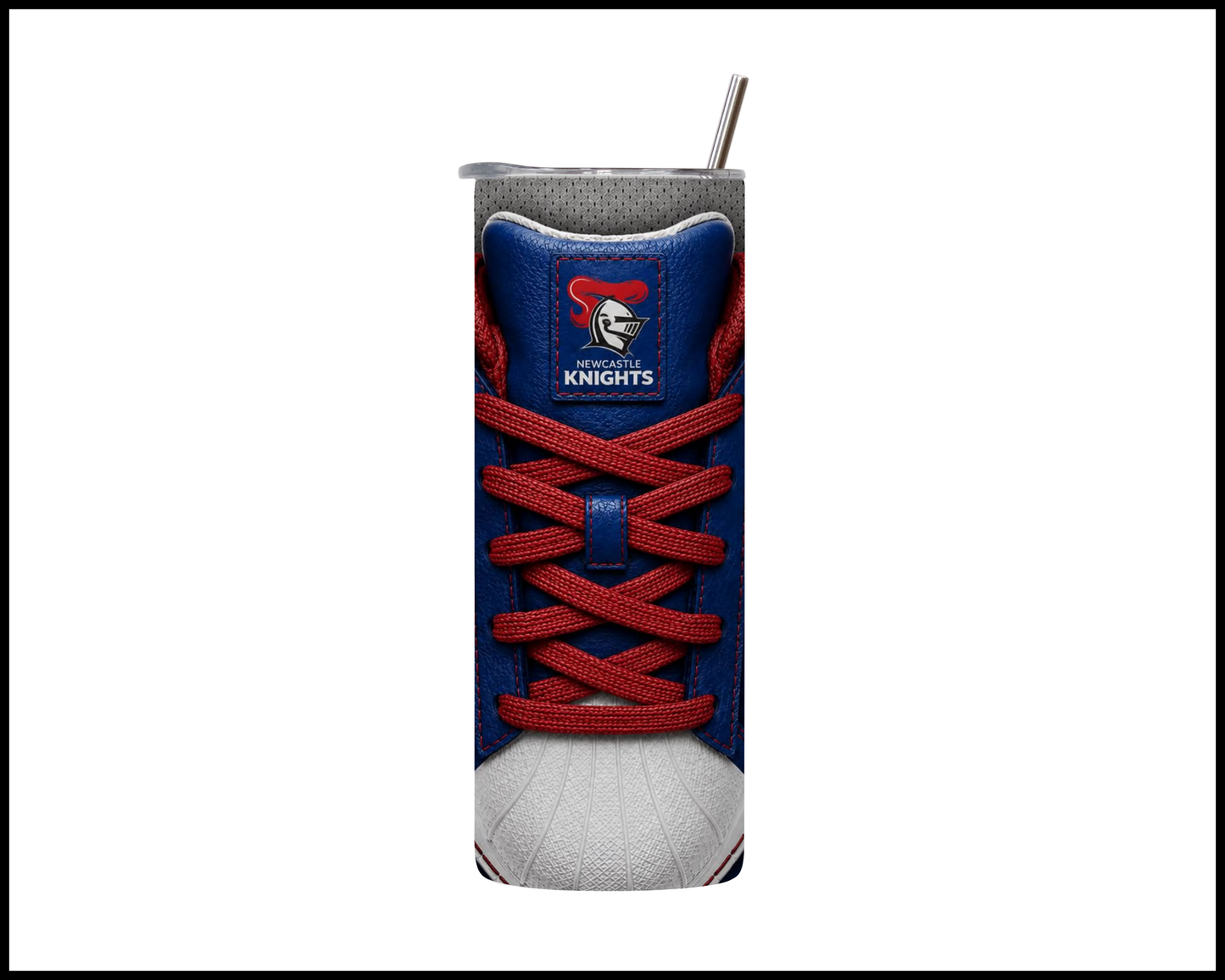 Newcastle Knights Side-stripe Shoe Inspired Tumbler
