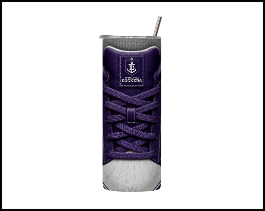Stainless Steel Tumbler - Fremantle Side-Stripe Shoe Inspired