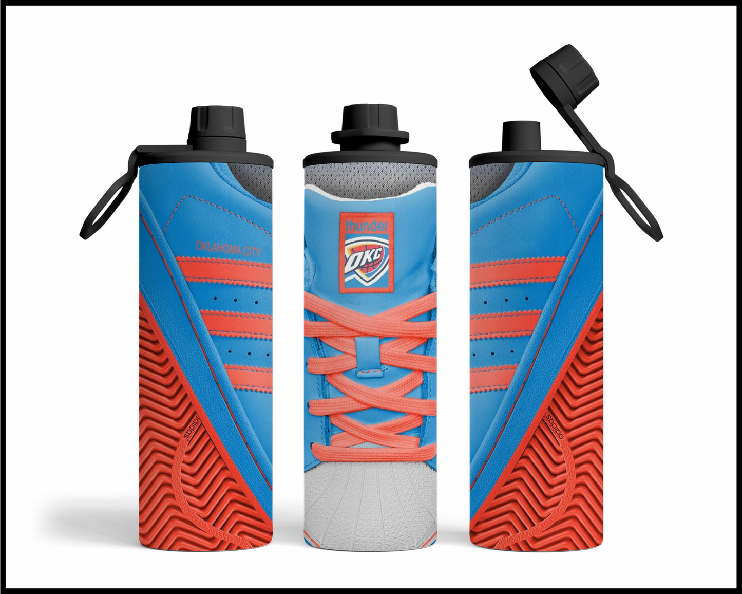 Oklahoma City Thunder Shoe Inspired Tumbler (026)
