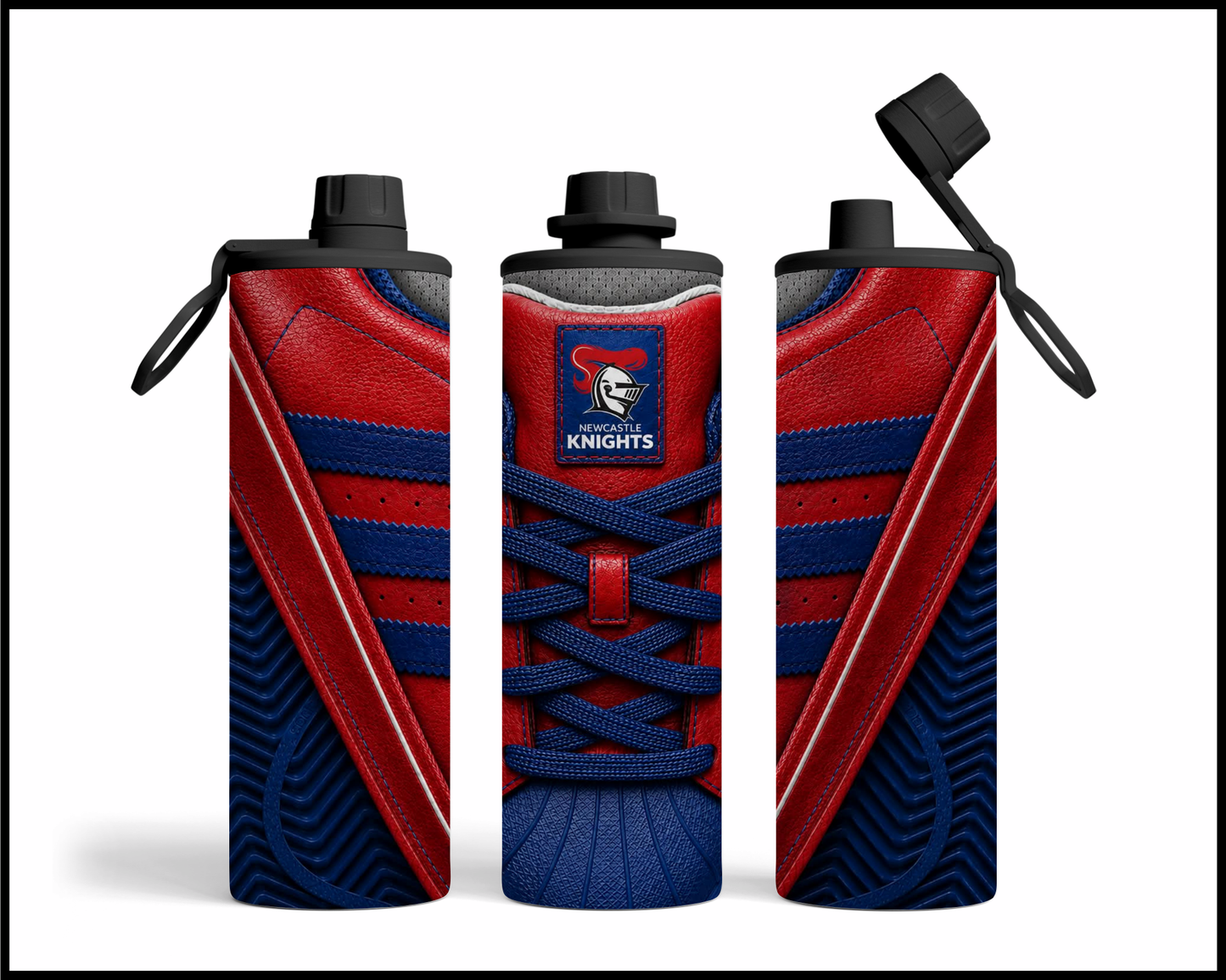 Newcastle Knights Side-stripe Shoe Inspired Tumbler