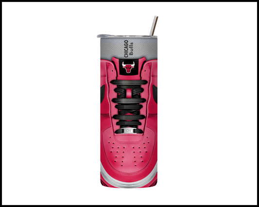 Chicago Bulls Shoe Inspired Tumbler (026)