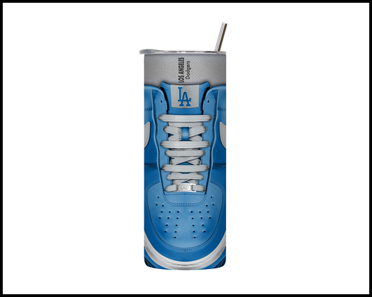 Los Angeles Dodgers Shoe Inspired Tumbler (026)