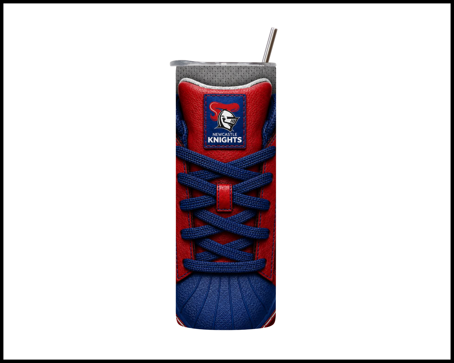 Newcastle Knights Side-stripe Shoe Inspired Tumbler