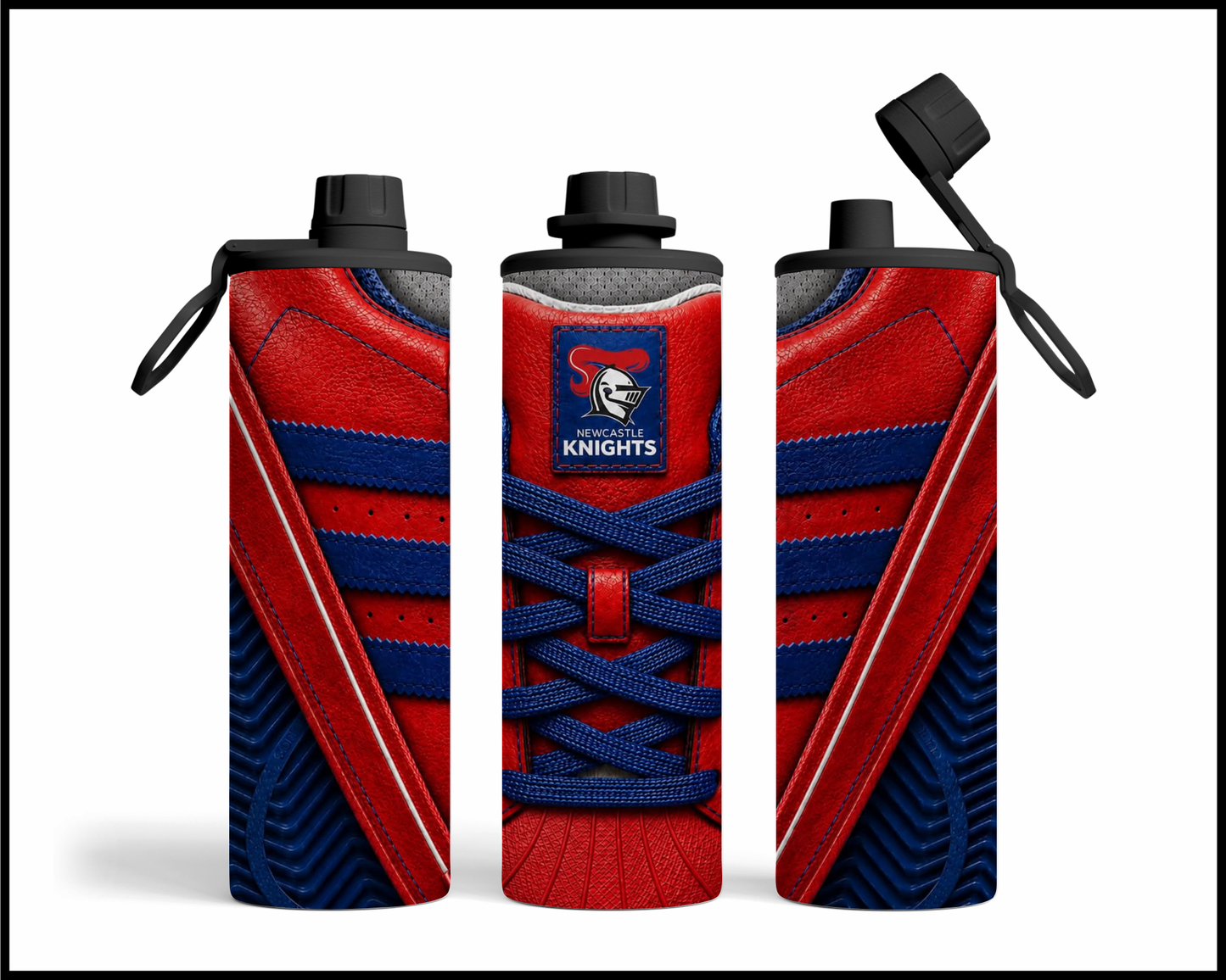 Newcastle Knights Side-stripe Shoe Inspired Tumbler