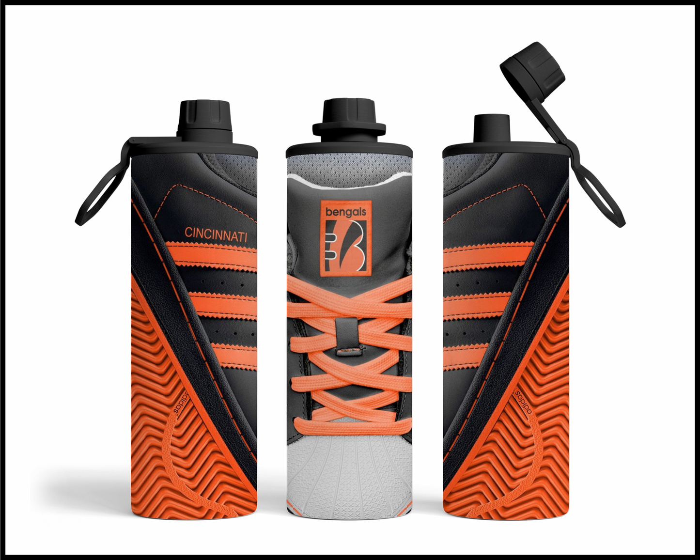 Cincinnati Bengals Shoe Inspired Tumbler (027)