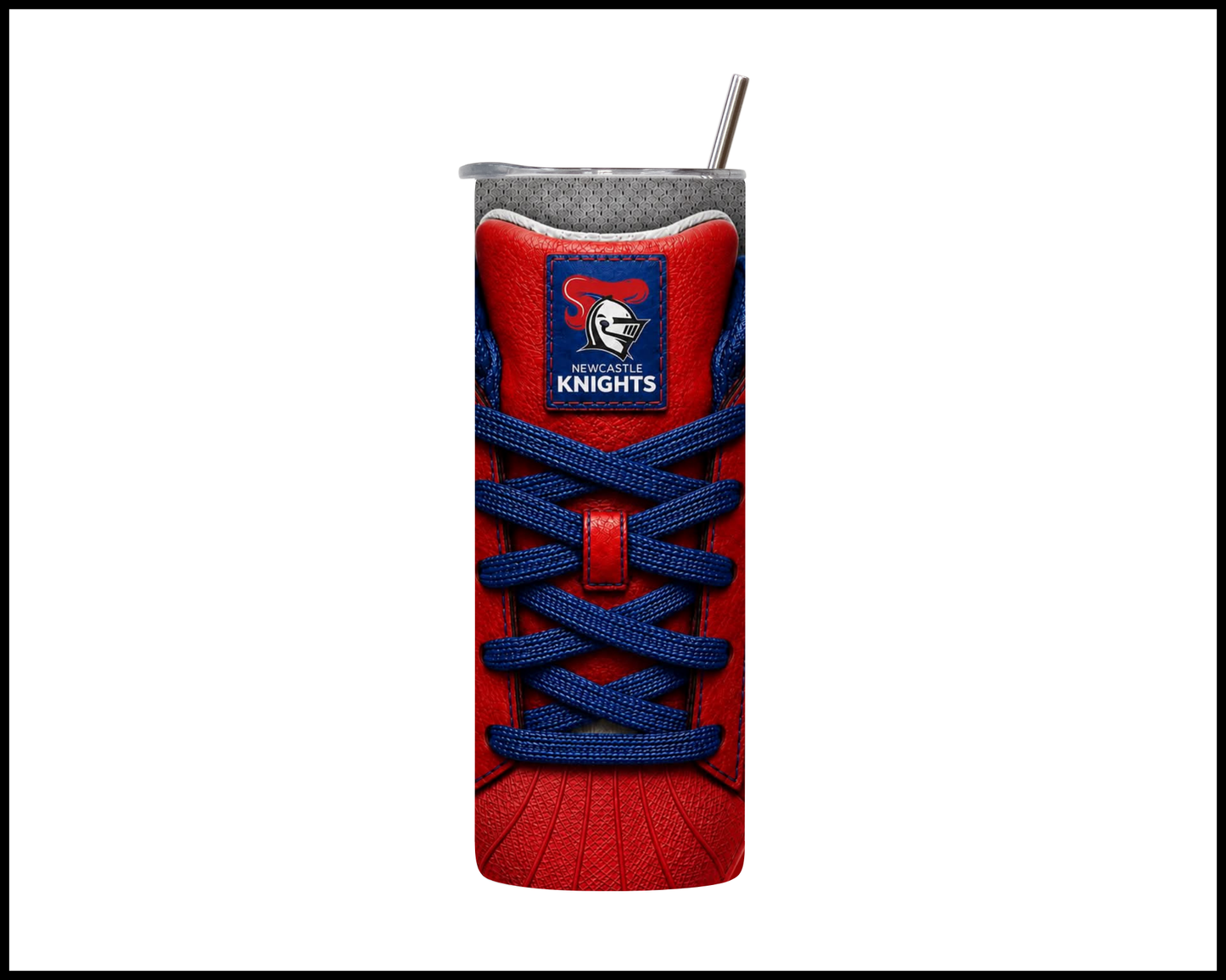 Newcastle Knights Side-stripe Shoe Inspired Tumbler