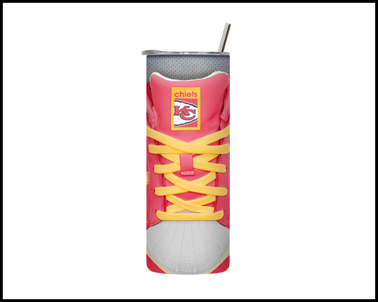 Kansas City Chiefs Shoe Inspired Tumbler (028)