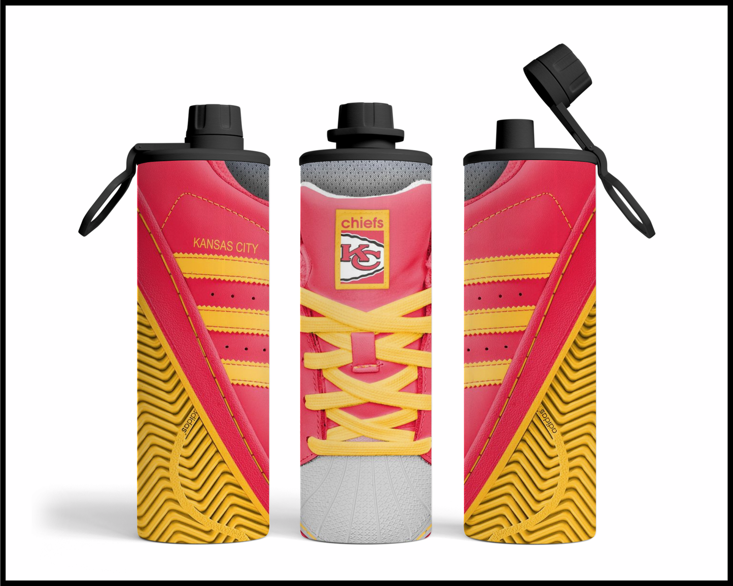 Kansas City Chiefs Shoe Inspired Tumbler (028)