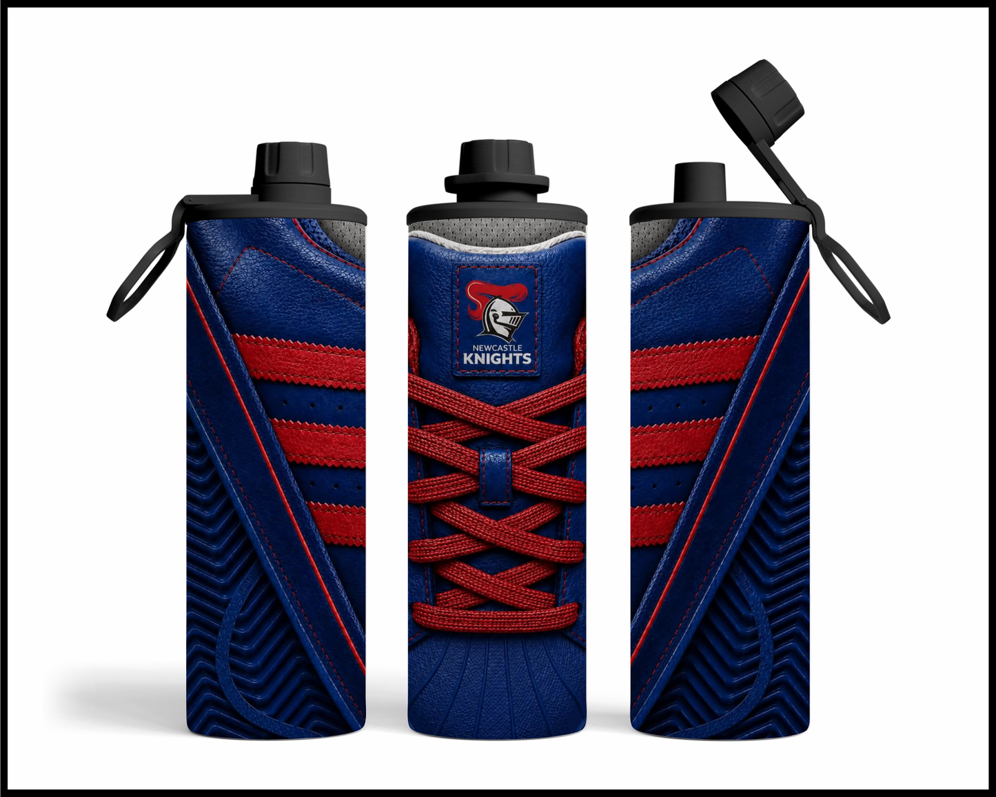 Newcastle Knights Side-stripe Shoe Inspired Tumbler