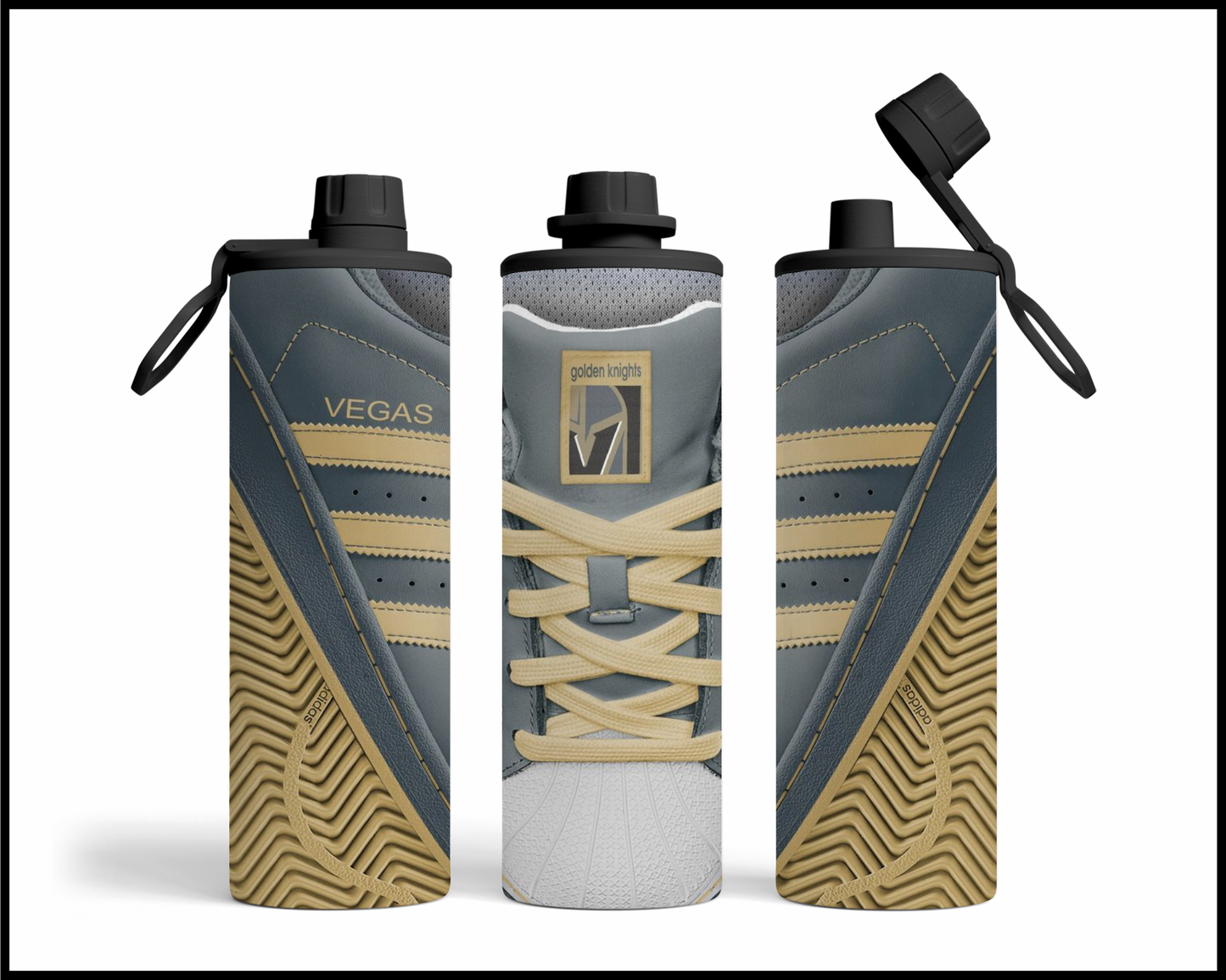 Vegas Golden Knights Shoe Inspired Tumbler (028)