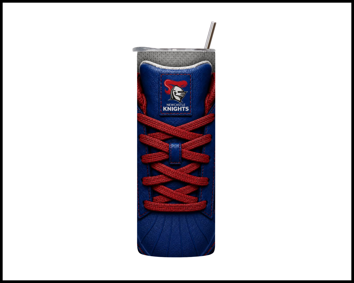 Newcastle Knights Side-stripe Shoe Inspired Tumbler