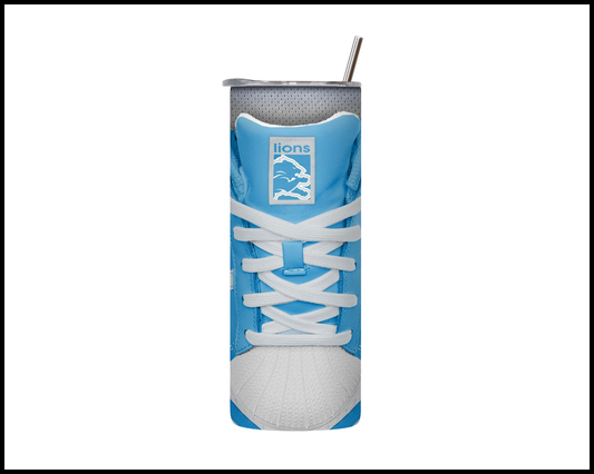 Detroit Lions Shoe Inspired Tumbler (029)
