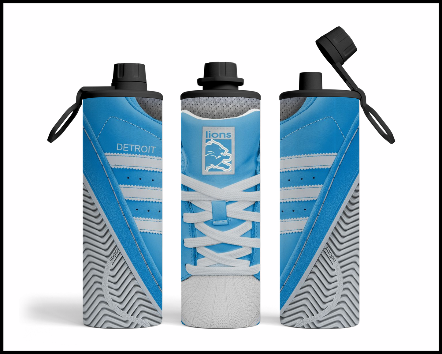 Detroit Lions Shoe Inspired Tumbler (029)
