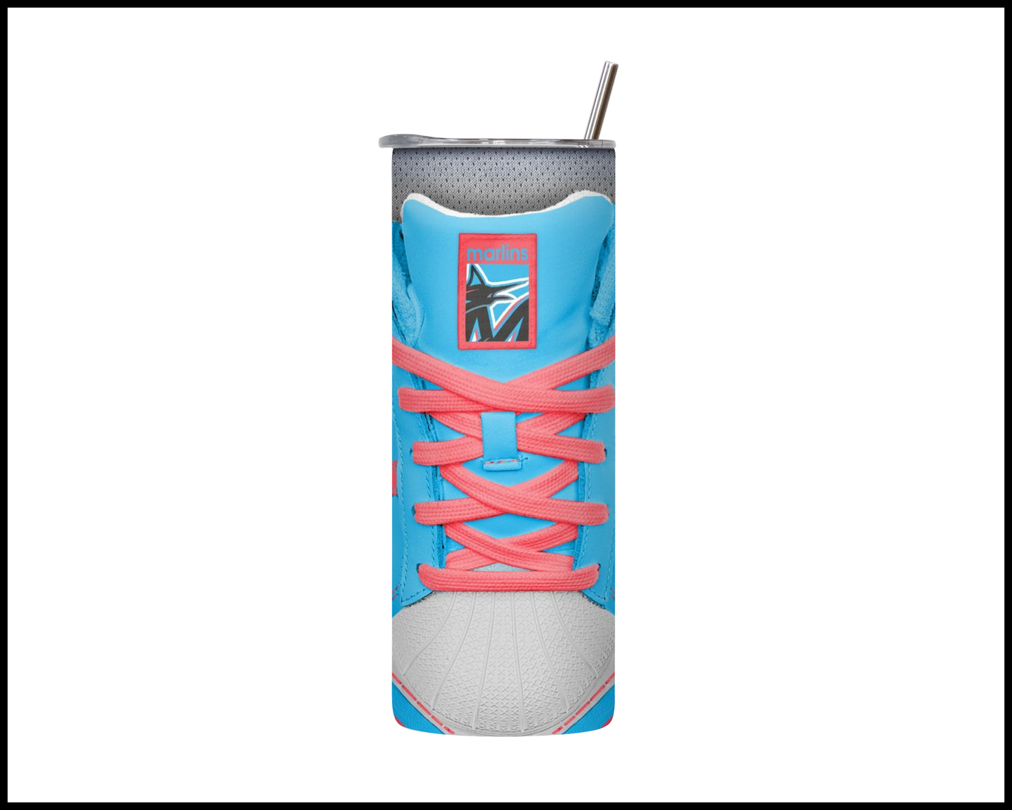 Miami Marlins Shoe Inspired Tumbler (029)