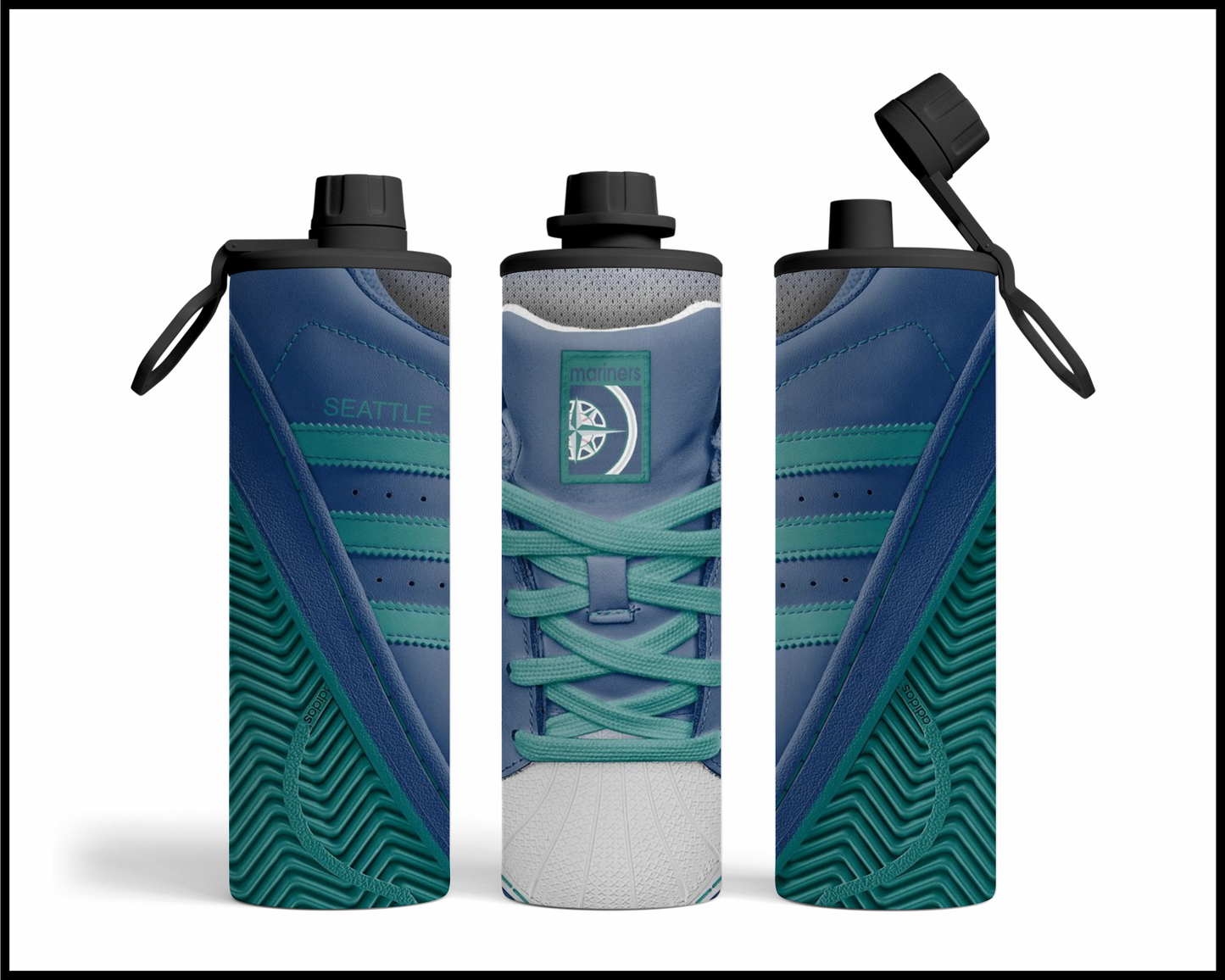 Seattle Mariners Shoe Inspired Tumbler (030)