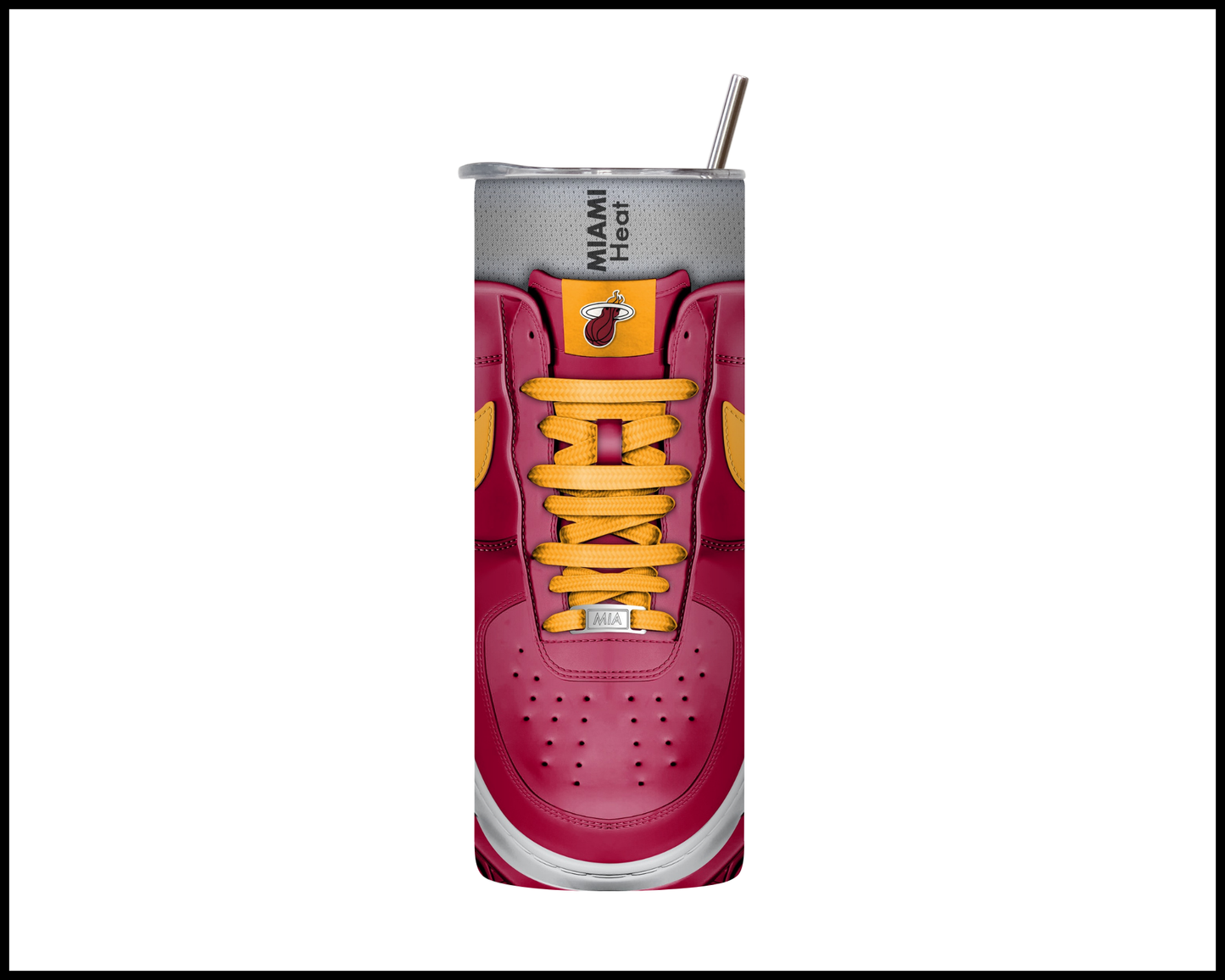 Miami Heat Shoe Inspired Tumbler (030)