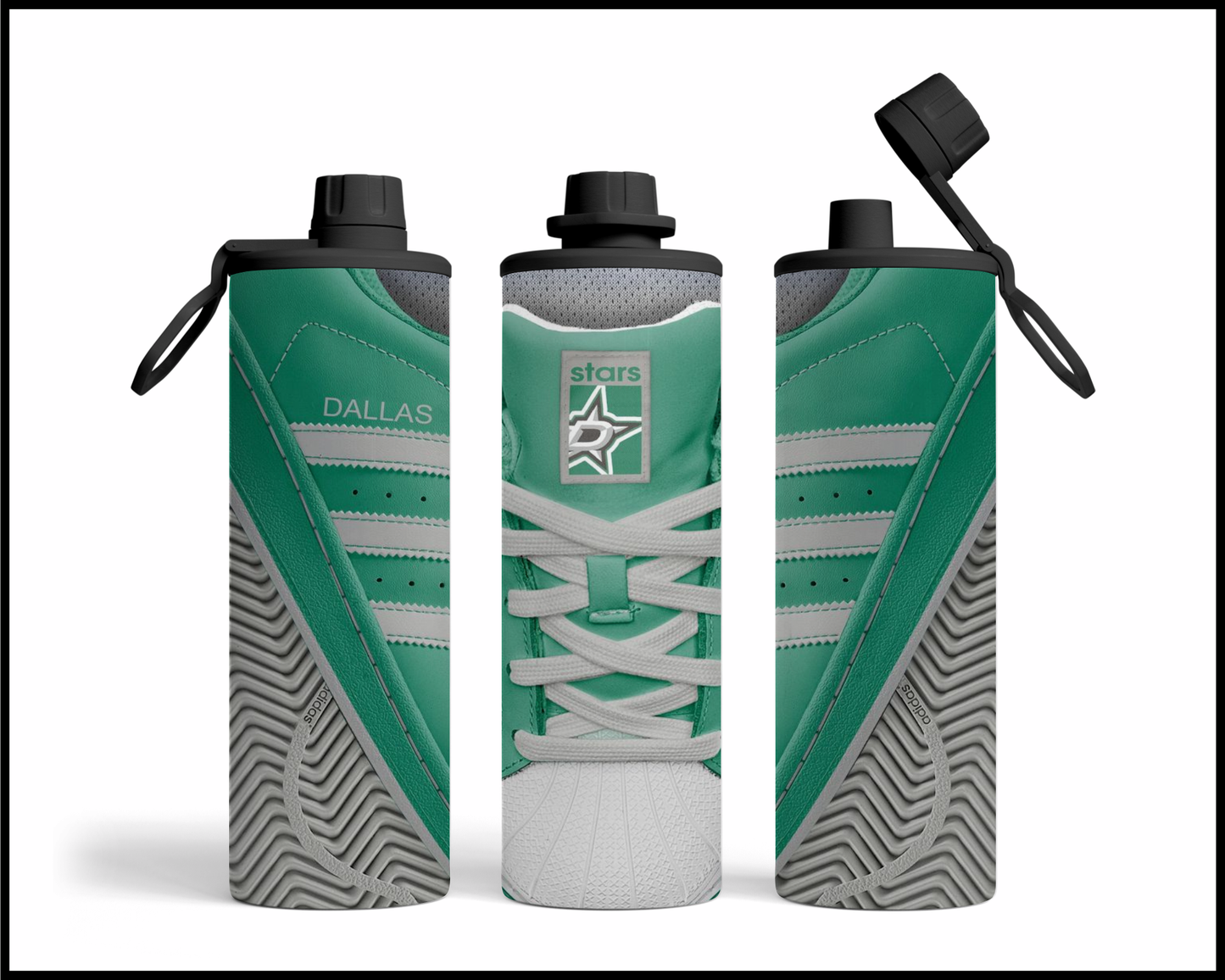 Dallas Stars Shoe Inspired Tumbler (030)