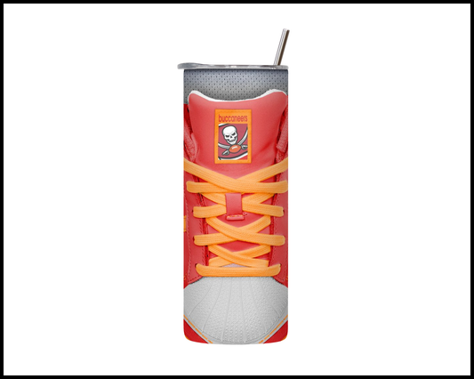 Tampa Bay Buccaneers Shoe Inspired Tumbler (031)