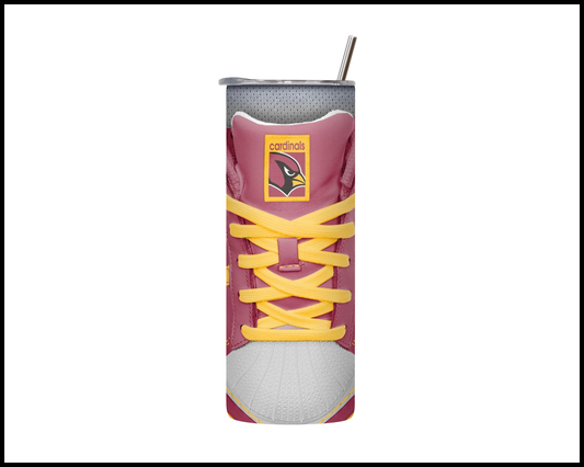 Arizona Cardinals Shoe Inspired Tumbler (032)